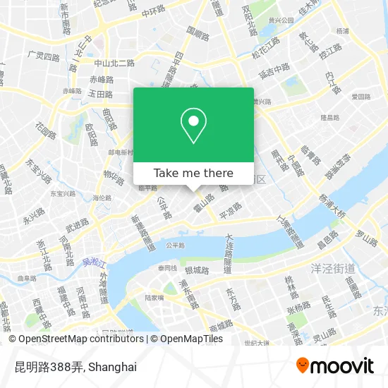 昆明路388弄 map