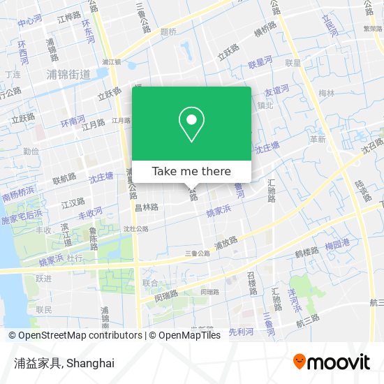 浦益家具 map