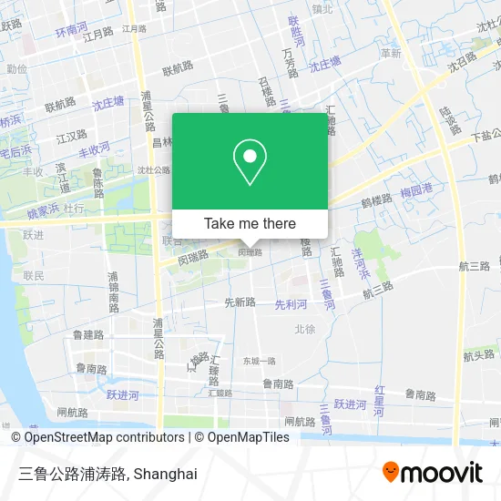 三鲁公路浦涛路 map