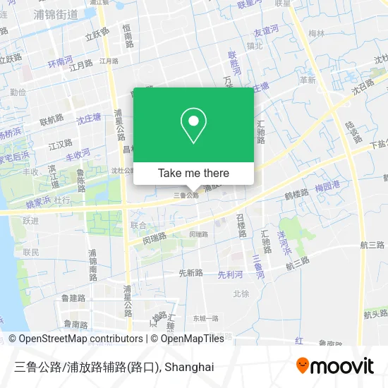 三鲁公路/浦放路辅路(路口) map