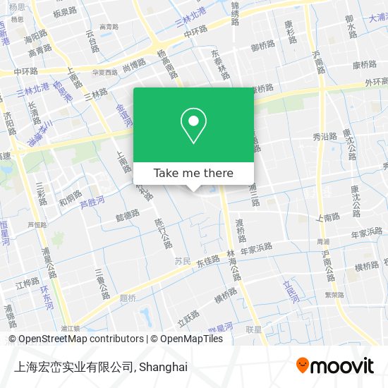 上海宏峦实业有限公司 map