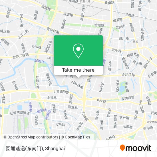 圆通速递(东南门) map