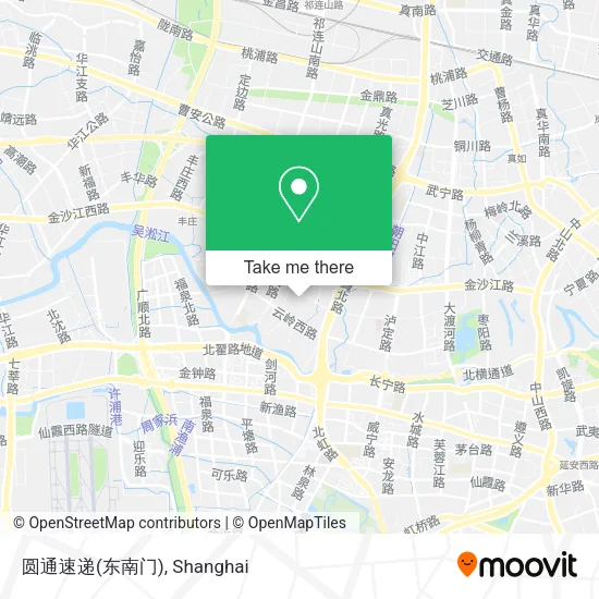 圆通速递(东南门) map