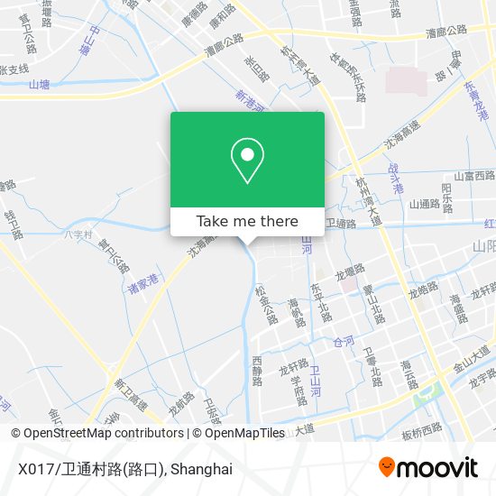 X017/卫通村路(路口) map