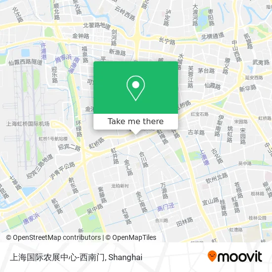 上海国际农展中心-西南门 map