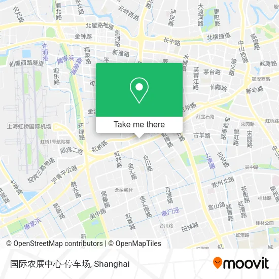 国际农展中心-停车场 map