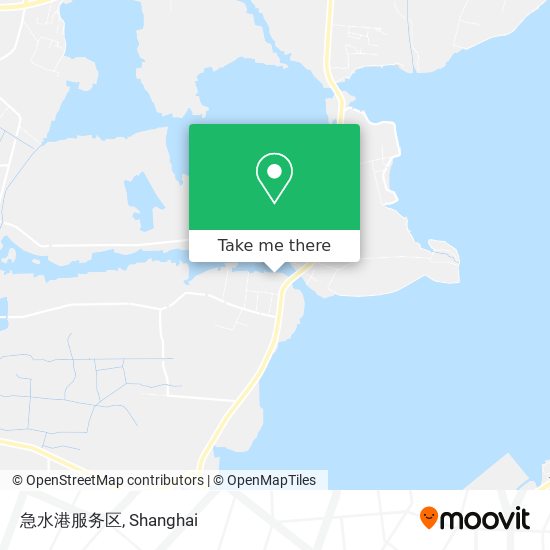 急水港服务区 map