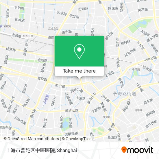 上海市普陀区中医医院 map