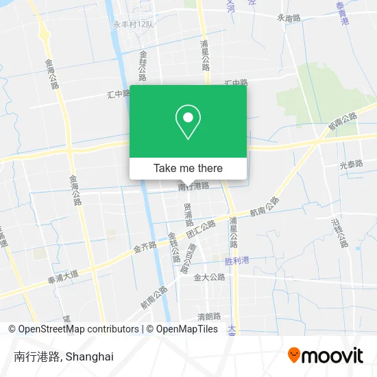 南行港路 map