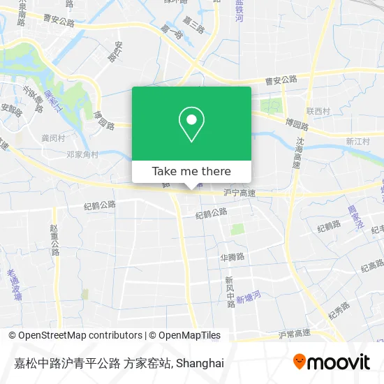嘉松中路沪青平公路 方家窑站 map