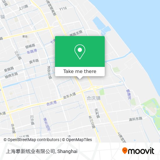 上海攀新纸业有限公司 map