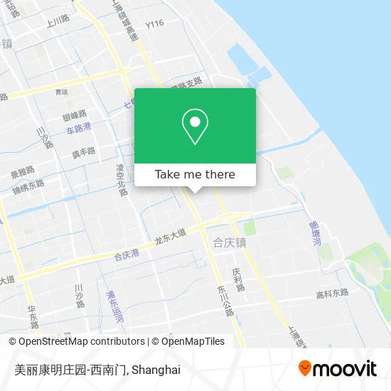 美丽康明庄园-西南门 map