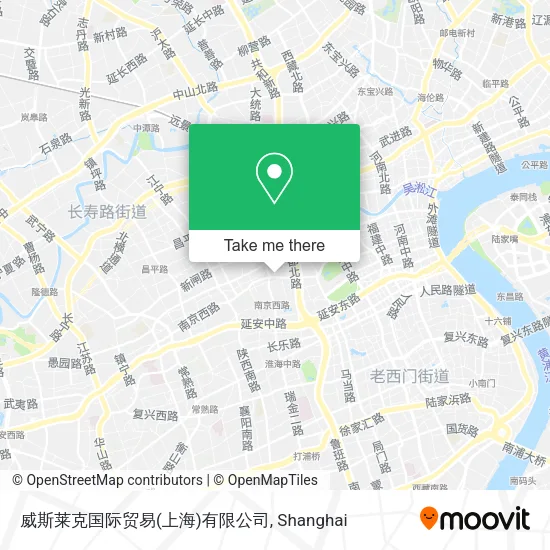 威斯莱克国际贸易(上海)有限公司 map