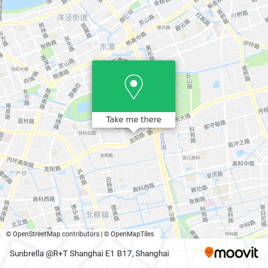 Sunbrella @R+T Shanghai E1 B17 map