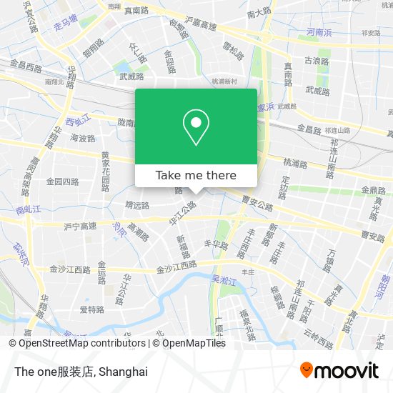 The one服装店 map