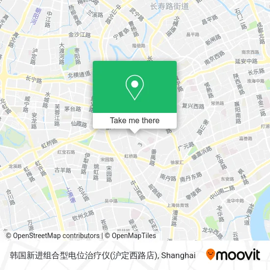 韩国新进组合型电位治疗仪(沪定西路店) map