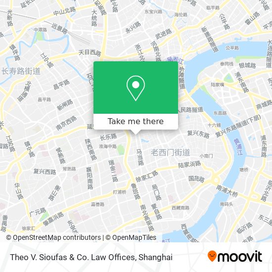 Theo V. Sioufas & Co. Law Offices map