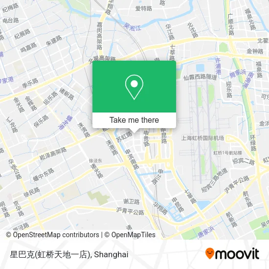 星巴克(虹桥天地一店) map