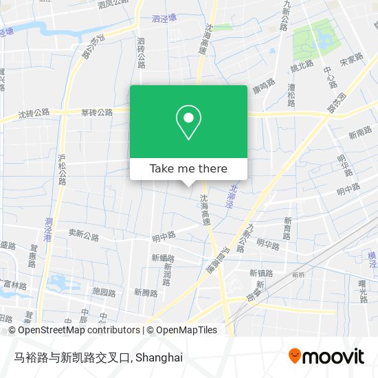 马裕路与新凯路交叉口 map