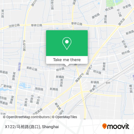 X122/马裕路(路口) map