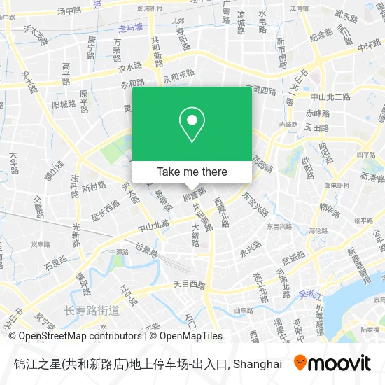 锦江之星(共和新路店)地上停车场-出入口 map