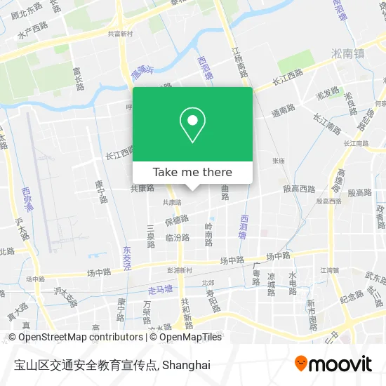 宝山区交通安全教育宣传点 map