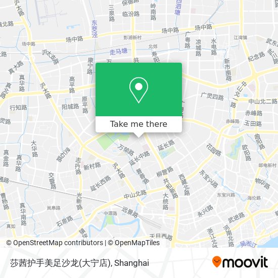 莎茜护手美足沙龙(大宁店) map