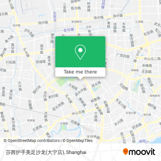 莎茜护手美足沙龙(大宁店) map