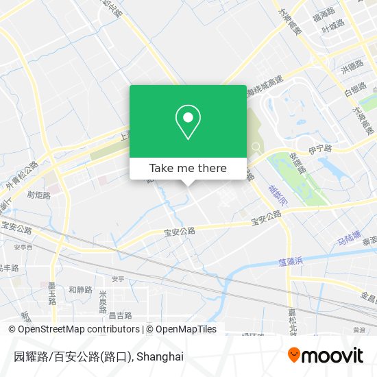 园耀路/百安公路(路口) map