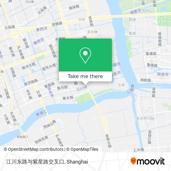 江川东路与紫星路交叉口 map