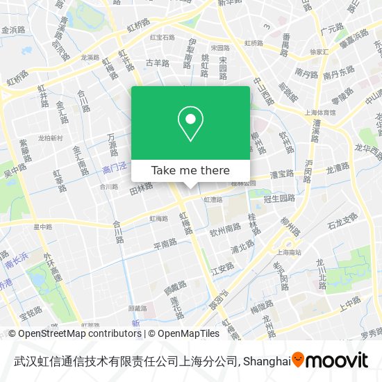 武汉虹信通信技术有限责任公司上海分公司 map