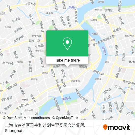 上海市黄浦区卫生和计划生育委员会监督所 map