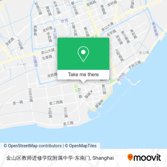 金山区教师进修学院附属中学-东南门 map