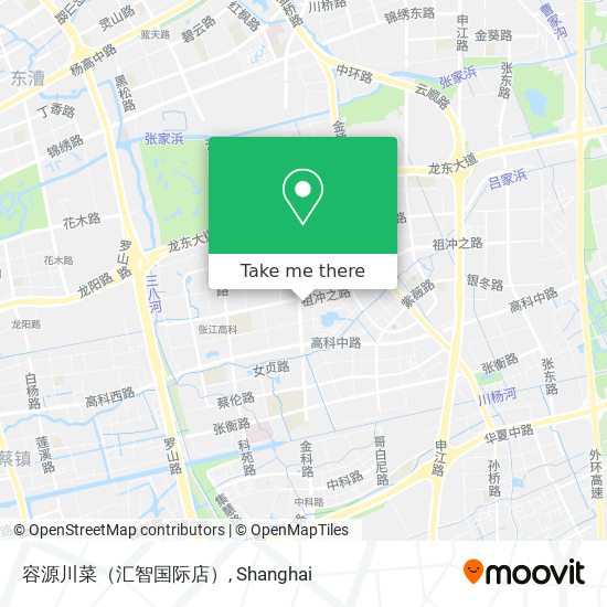 容源川菜（汇智国际店） map
