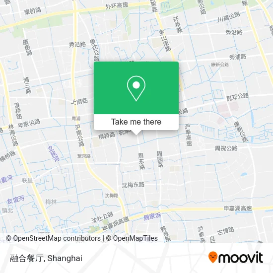 融合餐厅 map