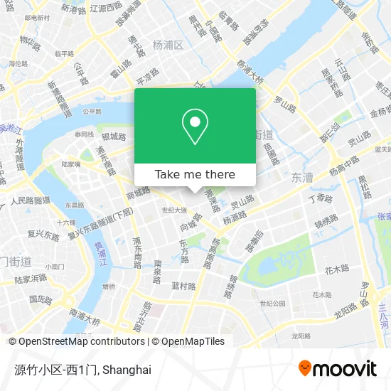 源竹小区-西1门 map