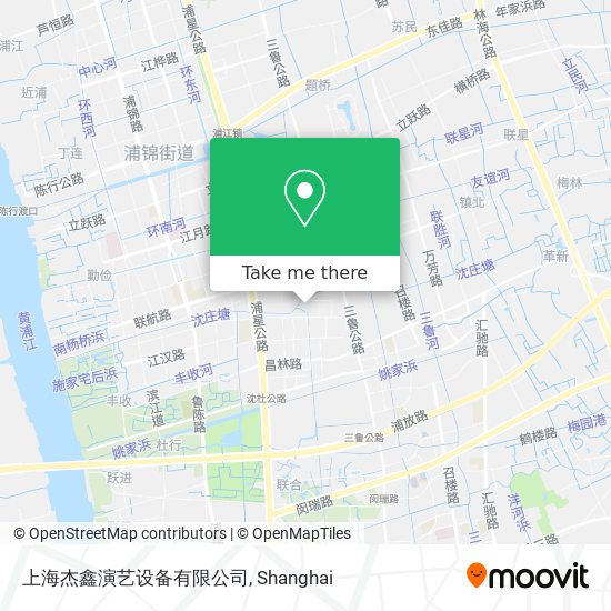 上海杰鑫演艺设备有限公司 map