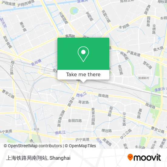 上海铁路局南翔站 map