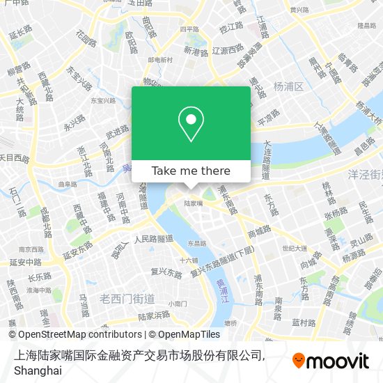 上海陆家嘴国际金融资产交易市场股份有限公司 map