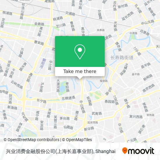 兴业消费金融股份公司(上海长嘉事业部) map