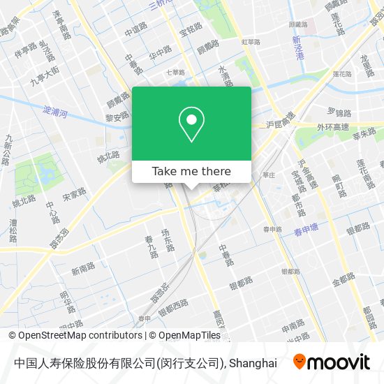 中国人寿保险股份有限公司(闵行支公司) map