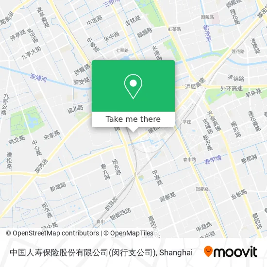 中国人寿保险股份有限公司(闵行支公司) map