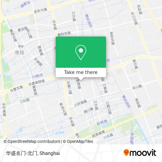 华盛名门-北门 map