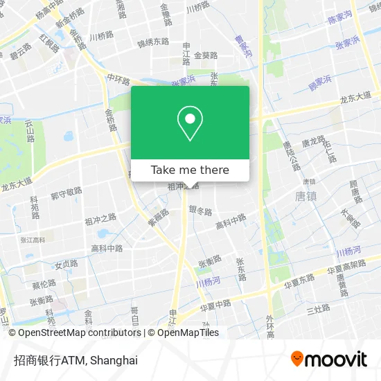 招商银行ATM map