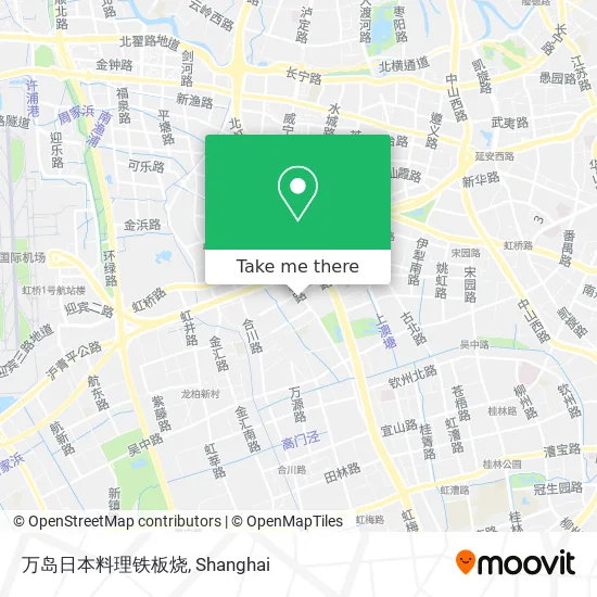万岛日本料理铁板烧 map