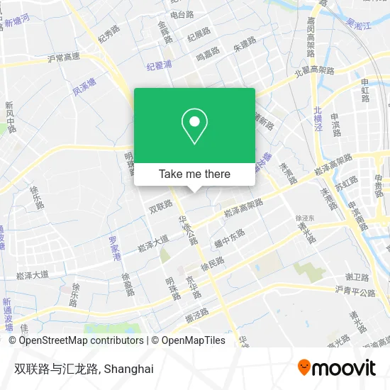 双联路与汇龙路 map