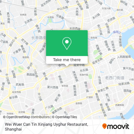 Wei Wuer Can Tin Xinjiang Uyghur Restaurant map