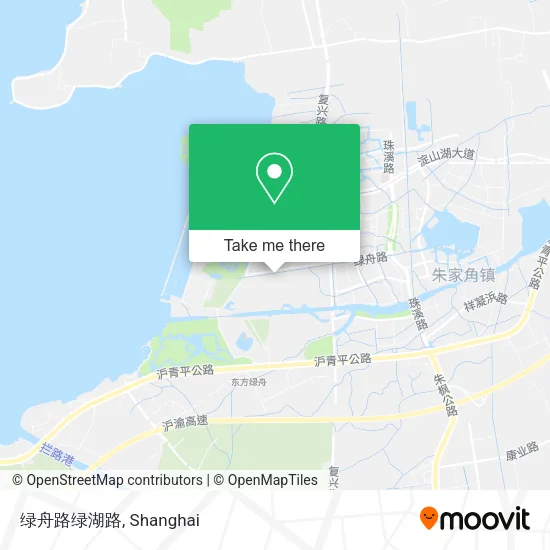 绿舟路绿湖路 map