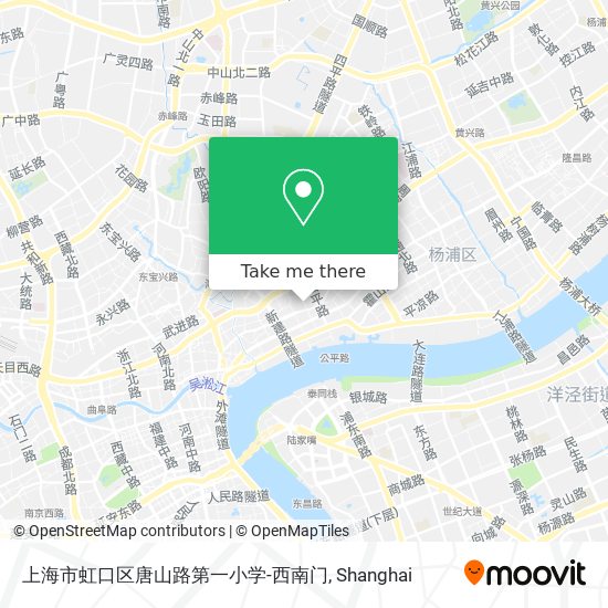 上海市虹口区唐山路第一小学-西南门 map