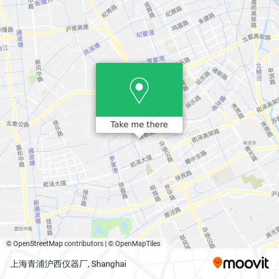 上海青浦沪西仪器厂 map
